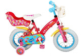 Peppa Pig Kinderfiets Meisjes 12 inch – Roze, Twee Handremmen | FitMarkt product in pink with two hand brakes for girls